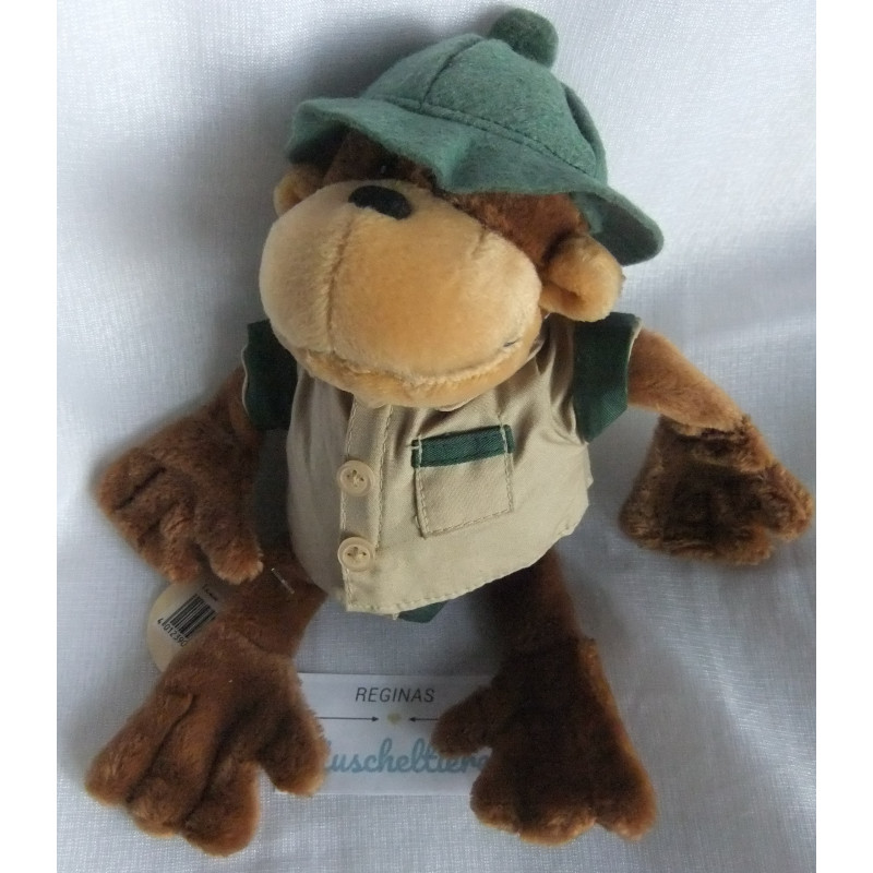 Nici - Plüschtier - Affe mit Hut, Hemd und Hose - ca. 25 cm groß - ...