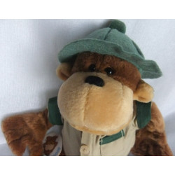 Nici - Plüschtier - Affe mit Hut, Hemd und Hose - ca. 25 cm groß - ...