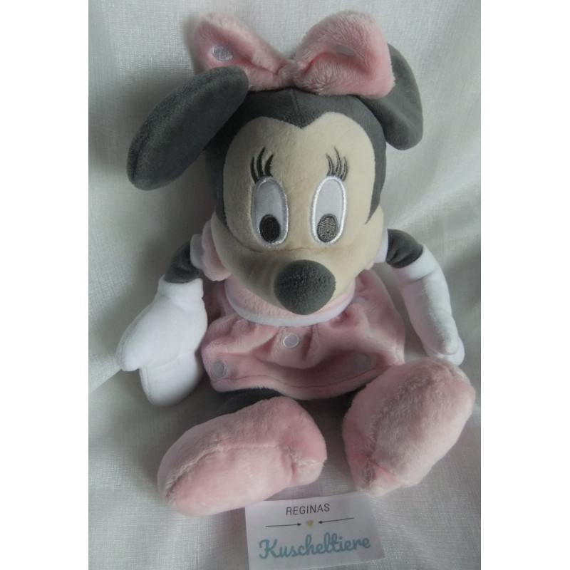 Nicotoy - Disney - Plüschtier - Minnie Mouse Maus mit Kleidchen - r...