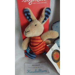 Sigikid - zwei Greiflinge - Rassel Känguru und Red Stars Knister-Schmetterling